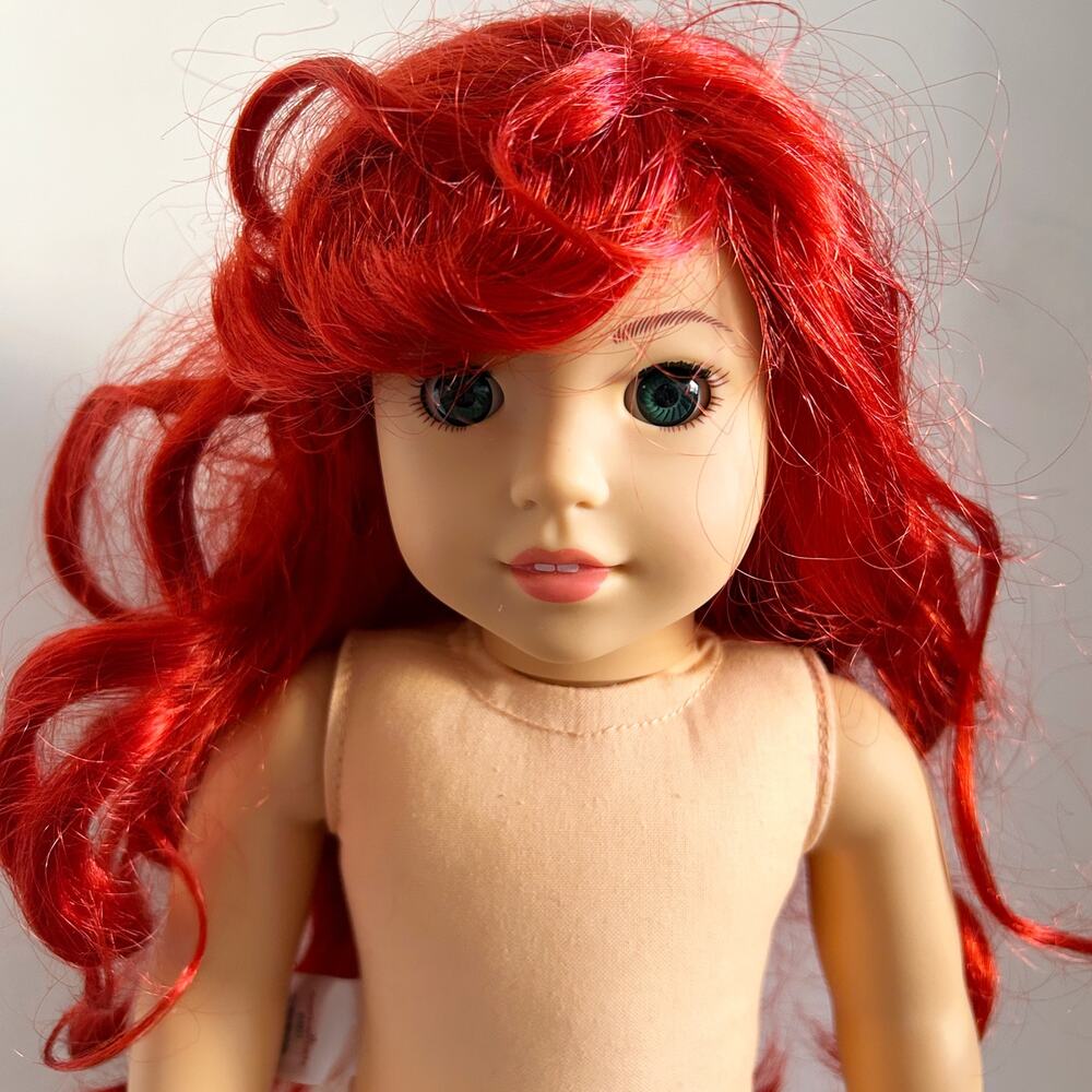 American Girl Doll x Disney Princess Ariel Collaboration Doll EUC